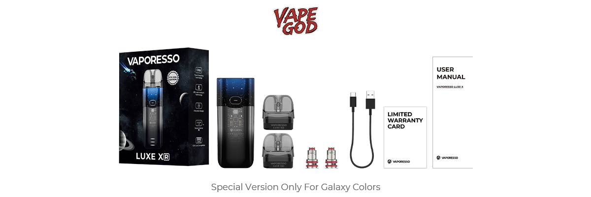 محتویات درون جعبه Vaporesso Luxe XR