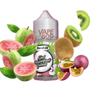 سالت کیوی پشن فروت گوآوا دکتر ویپ ریفیل – Dr.Vape(REFILL) KIWI PASSION GUAVA 30ML